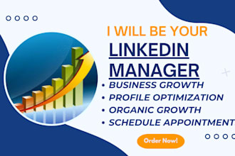 be your linkedin marketing manager