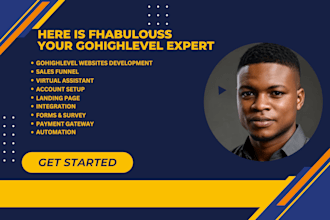 set up gohighlevel landing page, go high level sales funnel, ghl website