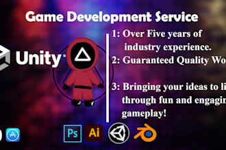provide services in 3d game development