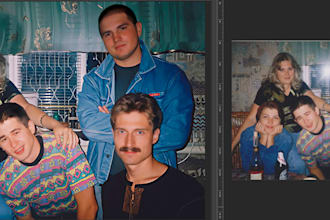 do an expert photo restoration,revive old and faded photos, enchance images