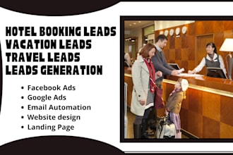 hotel booking leads vacation leads travel leads tourism leads airbnb leads