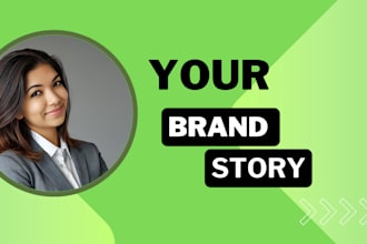 write your professional brand story, mission, vision, why us