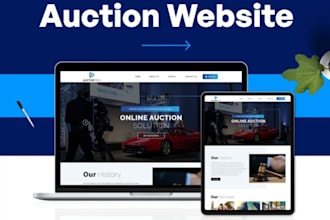 create auction website bidding website multivendor website