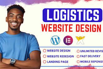 logistics landing page logistics website logistics sales funnel