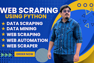do python web scraping, data collection, data scraping