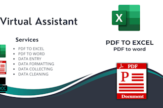 convert PDF to excel or word to PDF accurately and quickly