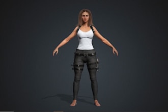 genesis 9 ue5 metahuman,shapr3d,nsfw character,3d animaze,rig3d idle animation