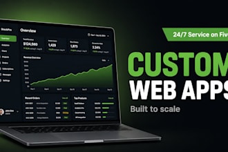 create a full stack website and web apps with database