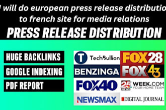 do french press release writing with french press release distribution