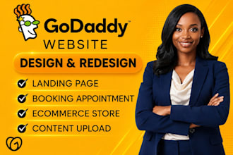 design godaddy website redesign godaddy website design, develop godaddy website
