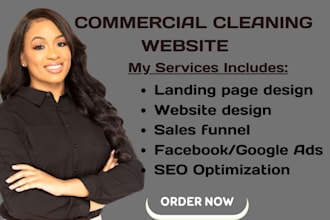 design commercial cleaning website office cleaning, house cleaning website