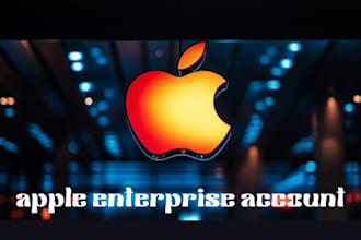 create apple enterprises account, company account