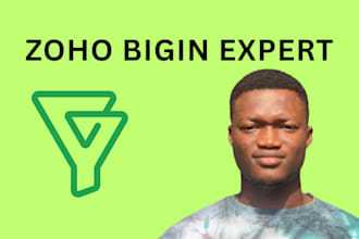 integrate zoho bigin with apis, zapier, and set up CRM automations