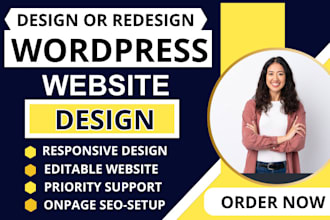 build create revamp clone elementor wordpress website design, redesign wordpress