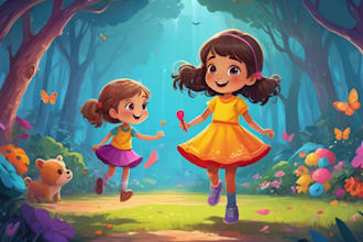 do african american children story book illustration for kdp