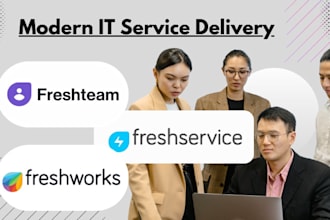 setup freshservice for IT operation, IT asset management, freshteam, IT support