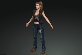 deliver realistic daz3d garry model, ue nsfw art,sfw,mannequin retarget, ue5 rig