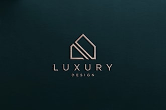 do real estate, mortgage, construction, property logo