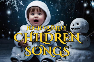 ghost produce children songs or kids melodic christmas music, rhymes dubstep