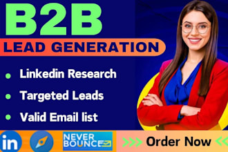 do b2b linkedin lead generation, contact email list, and prospect list building