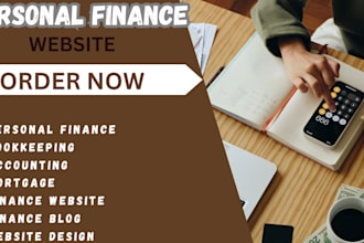 personal finance website bookkeeping accounting website finance blog design