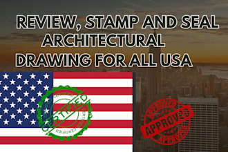 review, stamp california and florida architectural drawings, USA city permit