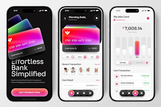 develop fintech app bank app payment app  neobank app finance app