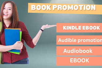 shoutout, promote your novel book, audible, amazon  audiobook using free mockup