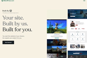 do full wordpress website creation with free hosting setup