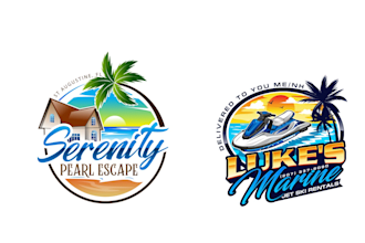 create high quality vacation logo for your business