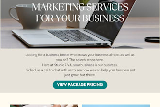 set up a 5 email automation to promote your business