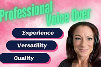 bring life to your audiobook, voiceover, ai training, more
