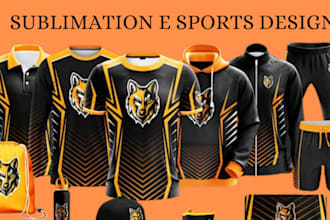 design a full print sublimation jersey, sport wear, custom jersey, polo, t shirt