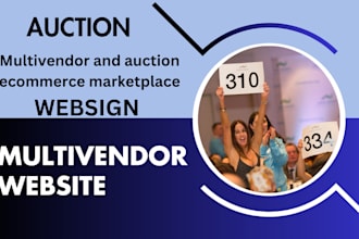 do bidding website, multivendor website, auction website,