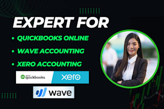 do proper setup clean up and bookkeeping for your quickbooks online, wave, xero