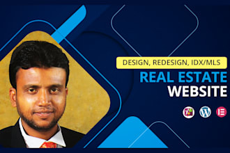 do SEO optimized real estate idx mls agent website or landing page