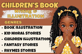 write, edit, children story book, kids moral story as children book ghost writer