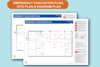 design a fire emergency plan for your safety