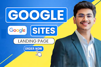 create a stunning google sites portfolio landing page