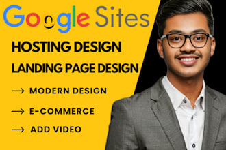 create a free google sites hosting and landing page design