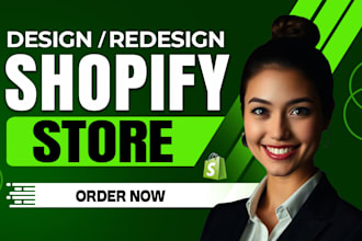 design, redesign shopify store, shopify dropshipping store, shopify website