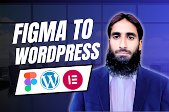 convert figma to wordpress, figma to elementor pro, html, psd, xd to wordpress