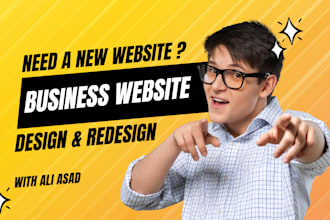design wix website or redesign wix, weebly, squarespace website