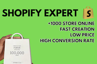 create your shopify high conversion store