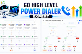 build power dialer in go high level and setup automation
