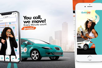 develop logistic app food delivery app driver app, taxi booking app customer app
