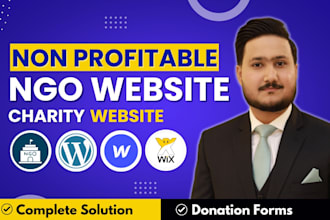 develop a custom, responsive ngo or charity website with donation feature
