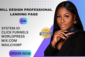 do carrd co, wix, clickfunnels, systeme io landing page design or sales funnel