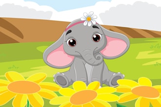 make children book illustration and book design