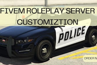 custom fivem roleplay server for police, ems, gangs, jobs and unique scripts